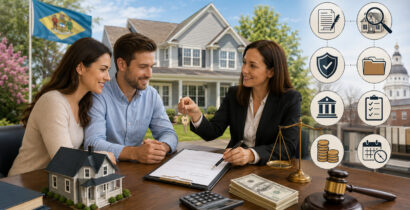 Delaware homebuyers completing a lawyer-led real estate closing
